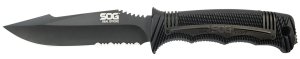 SOG Seal Strike SOGSS1003CP 4.9 In AUS-8A SS Blade Black GRN Handle