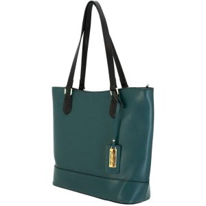 Rugged Rare 49634 Evelyn Concealed Carry Purse, Green, 15.5"x12"x5"