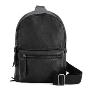 Rugged Rare 49677 Skylar Concealed Carry Purse Backpack Black Vegan Leather