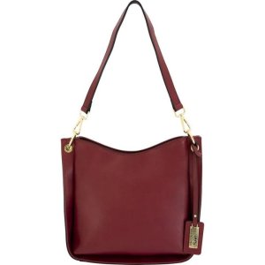 Cameleon 49633 Emma Concealed Carry Purse, Burgundy Leather