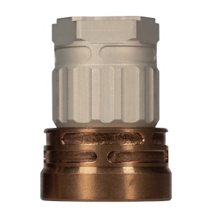 Q ERECT9R ACC-E9-MOUNT-TRILUG-CLEAR Anodized Tri-Lug Muzzle Mount