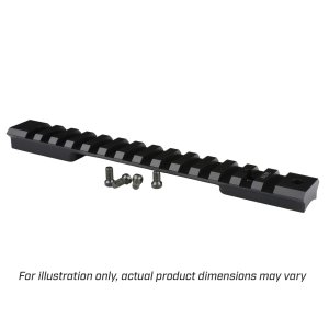 Warne Savage Tactical Rail 20 MOA Black Anodized Aluminum