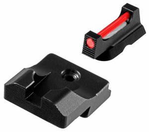 TruGlo TGTG132CZ Fiber-Optic Pro Sight for CZ 75 Series, Red/Black