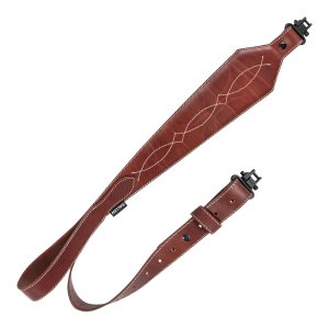 Heritage Cases 8508 Western Scallop Brown Leather 28"-35" OAL
