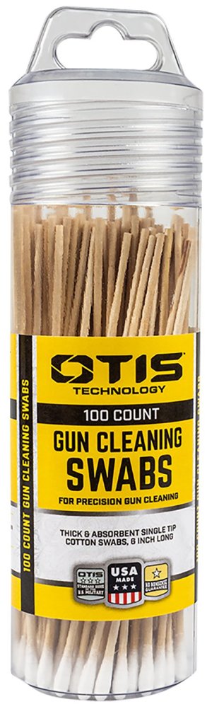 Otis FG241100 Cleaning Swabs Cotton Wood 6 in Pack of 100