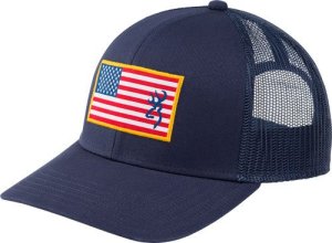 Browning Cap Glory Blue OSFA 10.0 Mid Profile Snap Closure
