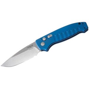 Hogue 64133 Ballista 3.5" Blue Aluminum Drop Point 154CM Blade