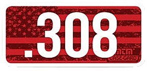 MTM Ammo Caliber Labels .308 8 Pack - Organize Your Ammunition