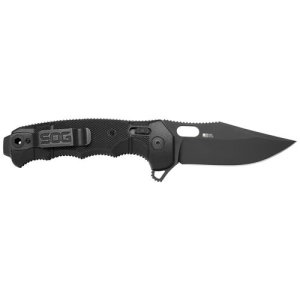 SOG Seal XR Folding Knife 3.9in S35VN Blade Black Cerakote Handle