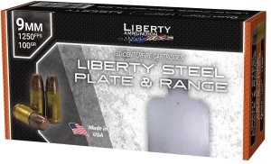 Liberty LAR90662 9mm 100gr Sintered Ammo 50 Rounds 1250fps Lead-Free