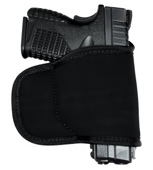 GrovTec GTHL15098BLK Multi-Fit OWB Holster Black Suede Right Hand 98