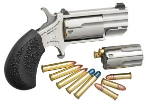North American Arms NAA-PUG-DC Mini-Revolver 22LR/22M 1" White Dot Sight