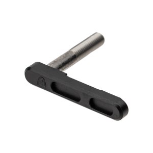 Fortis Manufacturing AR15-MC-6061-BLK, Inc. Billet Mag Catch, Nitride Finish, Black, Mag Catch Only AR15-MC-6061-BLK