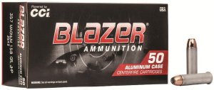 CCI Blazer 3542 357 Magnum 158 Grain JHP 50 Rounds Aluminum Case