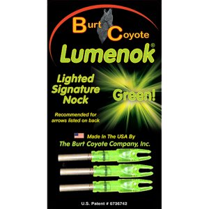 GWS Green Lighted S Nocks 3-Pack 28 Grains Waterproof Long Battery Life