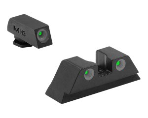 Meprolight Tru-Dot Night Sight Set Glock 10mm 45 ACP Green Front/Rear