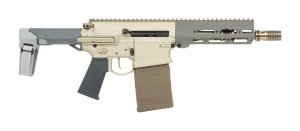 Q Boombox 8.6 BLK 8in 1:3 Twist Pistol w/Brace Gray BOOMBOX-86-8IN-PISTOL