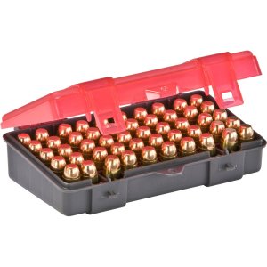 Plano Molding Company 50rd .45 Cal Ammo Box Charcoal/Rose