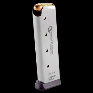 Nighthawk Custom 1911 Government .45 ACP 8 Round Stainless Steel Magazine W/Base Pad