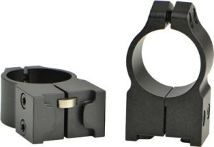 Warne 2RM Scope Rings 1" Ruger High No.1/Mini14/Blackhawk Matte