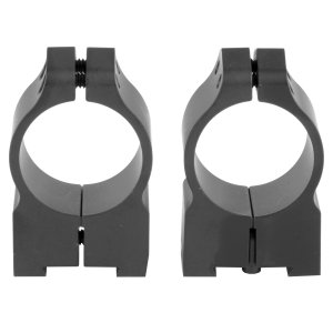 Warne 1TM Maxima Tikka Fixed Rings 1" Medium Matte Black Finish