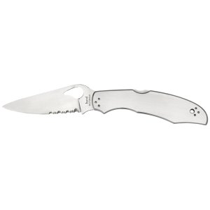 Spyderco BY03PS2 Byrd Cara Cara 2 3.75" Part Serrated Folding Knife