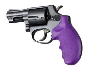 Hogue 67006 Rubber Monogrip Taurus 85 Purple Finger Grooves