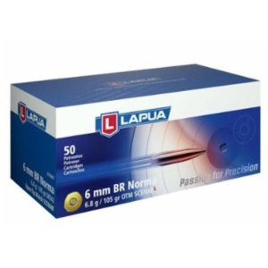 Lapua 6mm BR Norma 105gr Scenar-L OTM Rifle Ammo 50ct 4316047