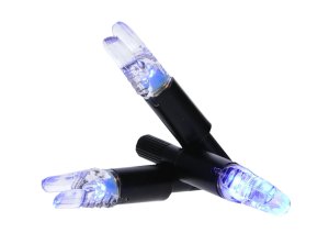 NAP NAPILLNBL6PK Thunderglo Blue Illuminated Nock 6 Pack