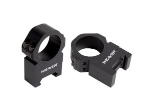 Weaver Precision Rings Scope Mount Matte Black 1 In High