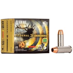 Federal Premium P44XB1 44 Rem Mag 225 Grain Barnes Expander 20 Rounds