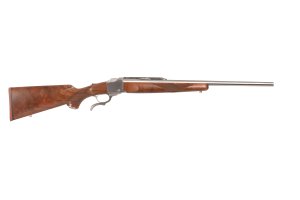 Ruger 21346 No. 1 Sporter 300 PRC 24" Stainless Rifle, Walnut Stock