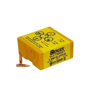 Berger 24427 6mm 95gr VLD Boat Tail Bullets 100/Box