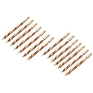 Brownells 22 Caliber Brass Rifle Brush 12 Pack Premium