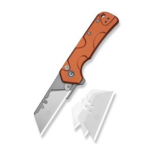 CIVIVI Knives Pulsara C24041F-3 Utility Orange Aluminum