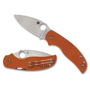 Spyderco C123BORP Sage 5 Lightweight Orange CPM REX 121 Steel Knife
