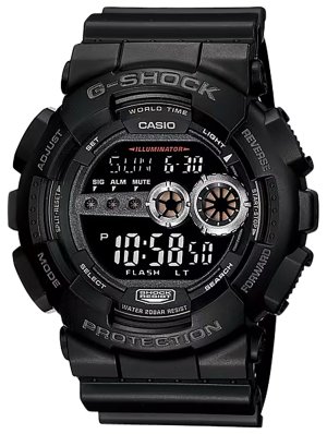 GSHOCK GD1001B Tactical Black Stainless Steel Bezel Watch MIP LCD
