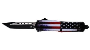 Templar Knife SUS231 US Flag Gen II OTF 2.69 In Tanto 440C Blade
