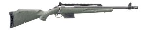 Ruger American Generation II Scout Rifle 308 Win 5rd Magazine 16.1 Threaded Barrel Leaf Green Stock