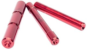 Cross Machine Tool Company CRGPSRD 3 Pin Set Dimpled Glock Gen 1-3 Red