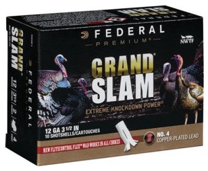 Federal PFCX139F4 12 Gauge 3.5 in 2 oz #4 Shot 10 Rounds Action Type
