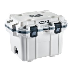 Pelican 30Q-1-WHTGRY 30QT Elite Cooler White/Gray Polypropylene