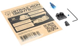 Strike Industries MP9SIGHTSSTN Iron Sights Black for Smith & Wesson M&P