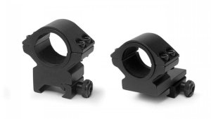 Konus 2-Piece Riflescope Rings 30mm & 1 (Insert-Style) - Matte Black