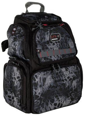 G Outdoors 1711BPPMB Handgunner Backpack Blackout 1000D Nylon Holds 4 Guns