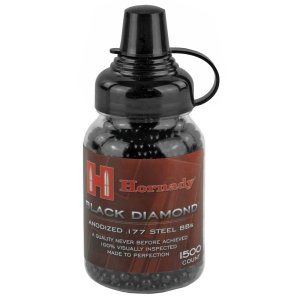 Umarex Hornady Black Diamond .177 Steel BBs 1500 Count Anodized