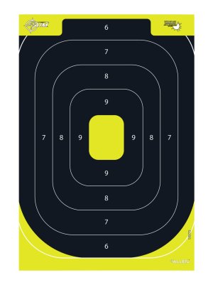 Allen Company EZ-Aim Splash IPSC Silhouette 12x18 Targets 8 pk