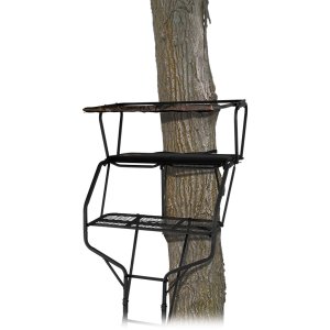 Big Game BGM-LS4860 Guardian XLT 18' 2-Man Ladder Stand, Steel, 500 lbs