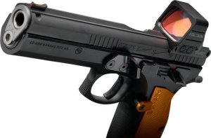 CZ Custom TS Orange 9mm 19Rd Optics Ready Black