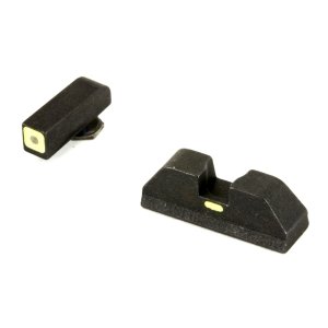 AmeriGlo GL614 CAP Sight Set Glock Green Tritium LumiGreen Outline